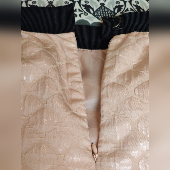 Ann Taylor Loft Pale Pink Embossed Skirt Size 6 - Picture 11 of 14